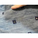 Hunter Bell Alex Denim Wide Leg Crop Jumpsuit Tie Straps With Side Zip Size 0 Photo 13