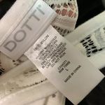 Dotti Lace Racerback Midi Swim Cover Up White Size L Photo 6