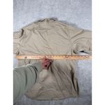 5.11 Tactical Shirt Women's Large Beige Cargo Button Long Sleeve Ripstop Work Photo 7