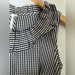 Talbots  Gingham Black White‎ Check Classic Shift Dress Size 2p Photo 3