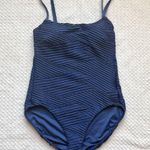 Seafolly  Freshwater Maillot Square Neck One Piece Swimsuit Size 12 US 8 Blue Photo 3