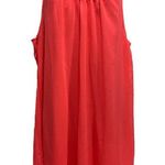 Neon Pink Lined Straps Sheer‎ Chiffon Sleeveless Dress Size M/L Racerback Orange Size M Photo 0