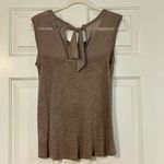 Cynthia Rowley  Sleeveless Tank Sheer Tie Bow Back XS Photo 1