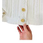 VINTAGE L.L. BEAN Fair Isle Cable Knit Cardigan Size M Photo 1