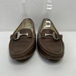 Tods Size 6.5 Loafers Leather Moccasin Driving Horsebit Shoes Brown Slip On Photo 4