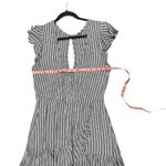 American Eagle Outfitters Black and White Asymmetrical Ruffled Sundress Photo 5