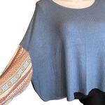 Altar'd State Altar’d State Womens Sweater Top Waffle Knit Balloon Sleeve Pullover Large Photo 7