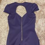 G by Guess GUESS Los Angeles Purple Fitted Bodycon Midi Dress Size 4 Photo 10