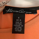 Kenneth Cole Orange Ruched Dress Photo 3