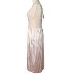 Frederick's of Hollywood Vintage Pale Pink Nylon Lace Nightgown Slip Dress Photo 3