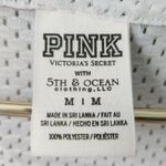 Victoria's Secret NCAA VS Pink Blue Kent State Sequin Bling Mesh Jersey Shirt M Photo 10