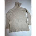 Banana Republic Banana‎ Republic Petite XS Tunic Sweater Dress Beige Turtleneck Long Sleeve Photo 2