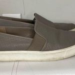 Vince  Perforated Leather Blair Sneakers Smokey Gray Woodsmoke Size 7 Photo 3