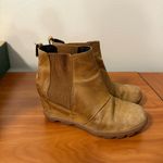 Sorel Joan Of Arctic Wedge II Chelsea Boot Camel Brown 1808551224 Size 7.5 Photo 4