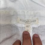 Eileen Fisher Organic Linen Short Sleeve Jacket Oversized Lagenlook White 1X Photo 6