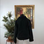 6 Degrees  Black Double-Breasted Pea Coat Collared long sleeve Full Zipper Front Photo 3