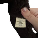 JKT Vegan Leather Fur Vest Dark Brown Medium‎ Photo 3