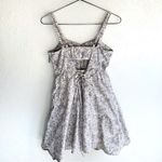 Anthropologie Leifsdottir Bustier Lace Up Floral Dress Sz 2 Cottagecore Photo 3