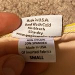 Papina Yellow Side Ruching Bikini Bottom Size S Gold Photo 1