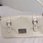 Ralph Lauren Lauren Ivory Shoulder Bag Snakeskin Print Photo 0