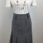 Carole Little polkadot fit & flare skirt 4 Corpcore BusinessSiren Black Photo 0