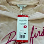 Wildfox New with tags  pink “but first, cocktails” pullover in size xs Photo 2