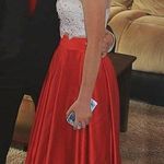 David's Bridal Prom Dresses Red Photo 1