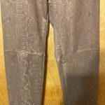 LYSSÉ Lysse small light brown suede feel snake print ankle pull on pants Photo 2