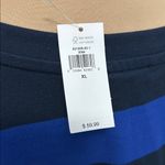 Banana Republic  Factory Striped Tee Shirt Dress Blue Black Photo 5