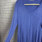 Soft Surroundings  long sleeve tunic top dress Large v neck preppy Photo 3