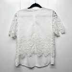 T Tahari Women's Lace Fairy Romantic Classic Garden Party Office Top Size Small Photo 6