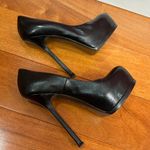 YSL  Yves Saint Laurent Tribtoo Tribute Patent Platform Pump Shoes Heels 36.5 Photo 5