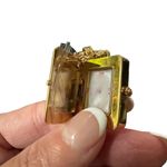 Betsey Johnson  Pop Pop 70’s Brights Collection Gold Charm Bracelet Watch Photo 6