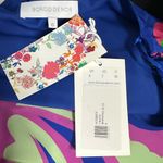 Borgo de Nor Aubrey One Shoulder Crepe Fringe Dress NWT Size 2 US (6 UK) Blue Photo 6