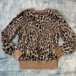 Banana Republic Leopard Print V Neck Sweater Small Photo 1