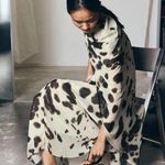 ZARA  dress voluminous maxi animal print kimono scarf layered casual boho  Photo 11
