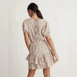 Madewell NWT  Flannel Cream Pull-On Floral Tiered Mini Skirt Sz S Photo 1