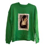 ZGY DENIM Zee Oversized Sweatshirt in Electric Green Size XS New with Tag Photo 1