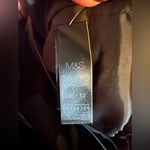 M&S Autograph Mixed Suede and Leather Black Mini Skirt, Size 8 Photo 6