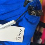 NWT Sky Brand Crochet strapless Electric Blue Tunic or Dress Photo 1