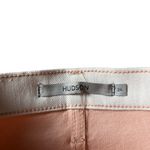 Hudson  Viper Mini‎ Skirt Women's 24 Orange Denim Colorblock Colorful Stretch Photo 3