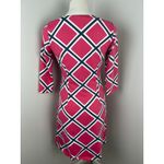 Mahi Gold Pink Blue 3/4 Sleeve Length Dress Vacation Beach Resortwear Small Photo 3