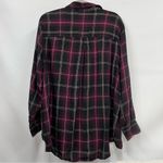 Terra & Sky  2x (20w-22w) Long-Sleeve Plaid Button Up Soft Layer Western top Photo 1