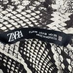 ZARA  Women's Snake Print Animal Blouse Long Sleeve Shirt Medium Size.  #249 Photo 10