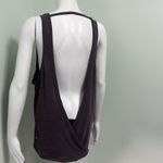 Lululemon Tied to It Deep Surplice Black Cherry Loose Tank Photo 3