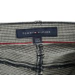 Tommy Hilfiger ‎ Womens Black White Houndstooth Stretchy Knit Dress Pants Photo 8