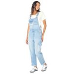 Celebrity Pink  Overalls Women XL Blue Light Wash Cotton Denim Cargo Utility Photo 1