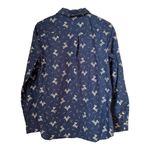 Talbots  CLASSIC COTTON SHIRT - SWEET DOG, Scottie dogs & candy canes size medium Photo 6