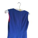 Vince Camuto V-Neck Fit & Flare Sleeveless Dress Navy Blue Size 6 Classic Event Photo 8