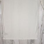 DKNY NWOT  Jeans Cream Ribbed Knit Long Sleeve Keyhole Top Women's Size XL Photo 7